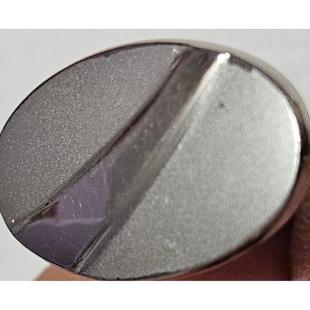 SWANK Art Deco‎ Geometric Square Cufflinks Silver Black Toggle Back Dapper Mens